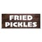 Signmission Fried Pickles Banner Concession Stand Food Truck Single Sided B-120-30067 - alternate 1